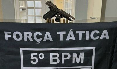 Imagem da notícia PM recupera arma e objetos furtados e prende dois homens por furto e receptação em Coxim